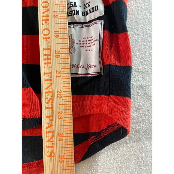 Reason Polo Men Small Red Snake with Flower Colorful Streetwear Take Whats Yours - Picture 4 of 4